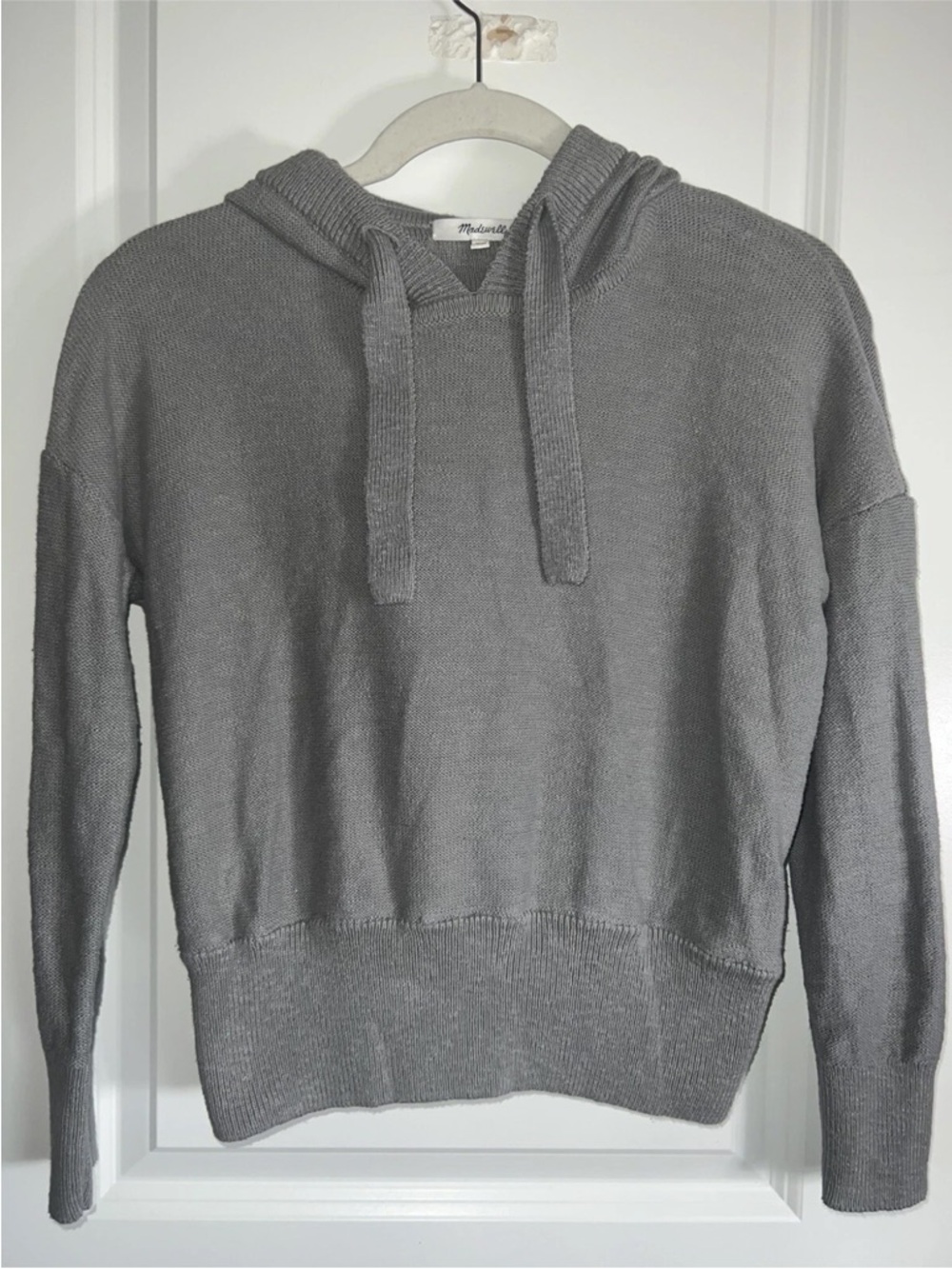 Madewell Clairview Knit Hooded Sweater
